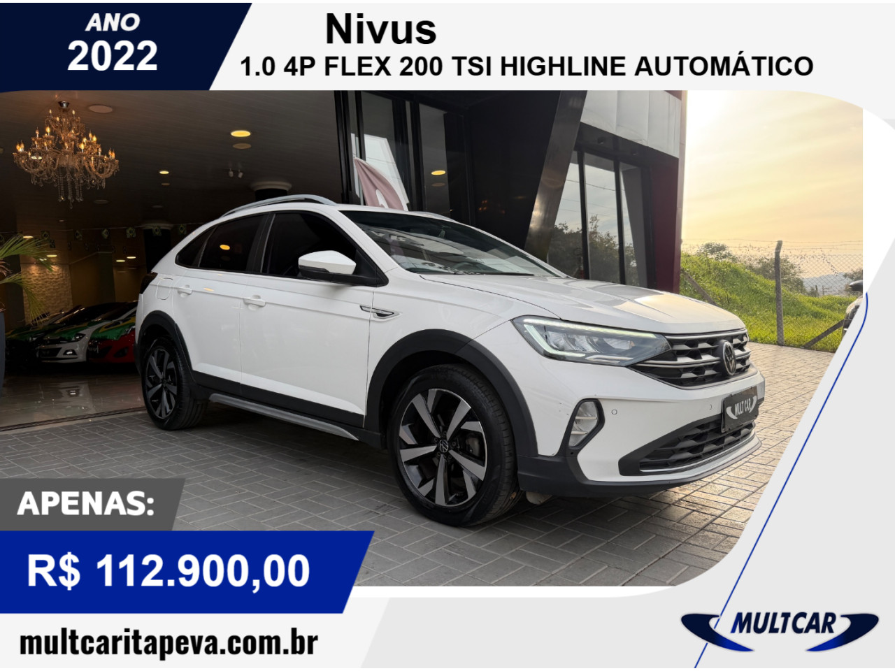 Nivus 1.0 4P FLEX 200 TSI HIGHLINE AUTOMÁTICO