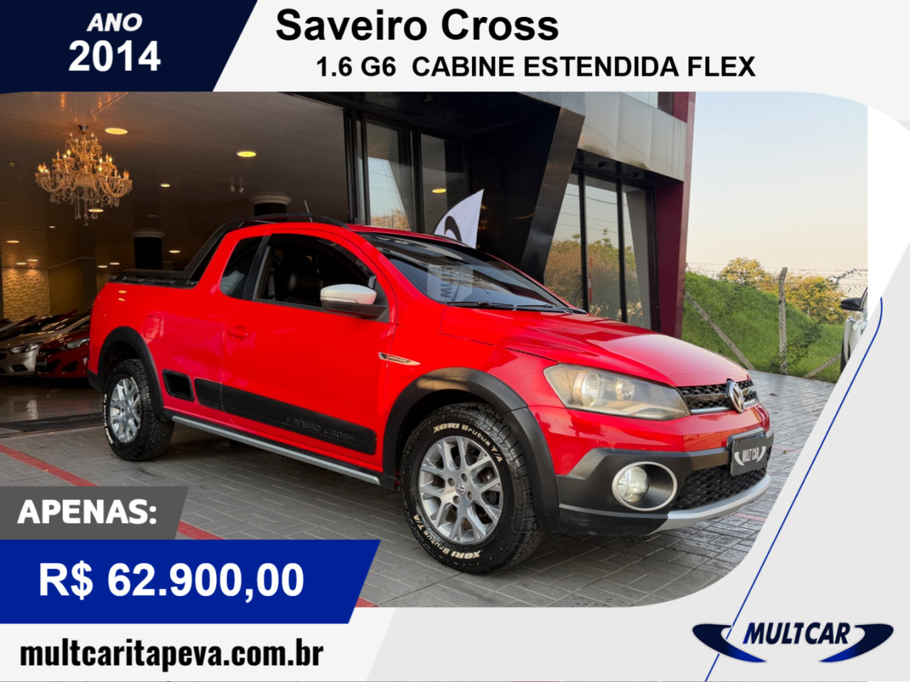 Saveiro 1.6 16V G6 CROSS CABINE ESTENDIDA FLEX