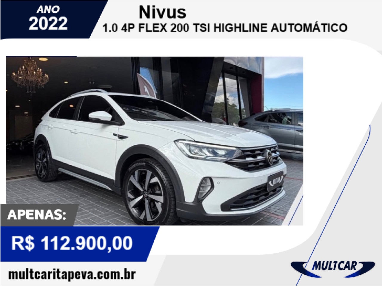 Nivus 1.0 4P FLEX 200 TSI HIGHLINE AUTOMÁTICO