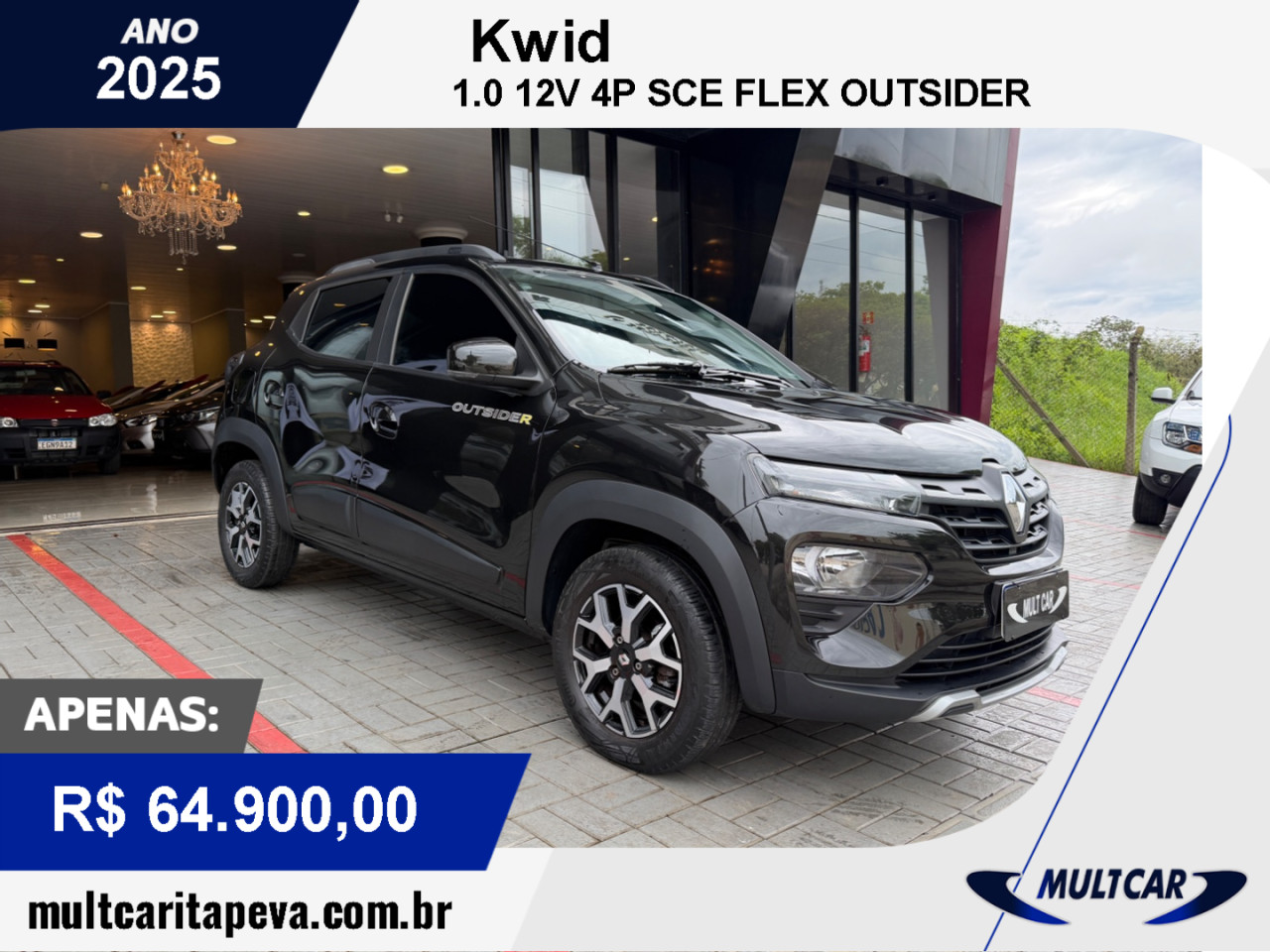 Kwid 1.0 12V 4P SCE FLEX OUTSIDER