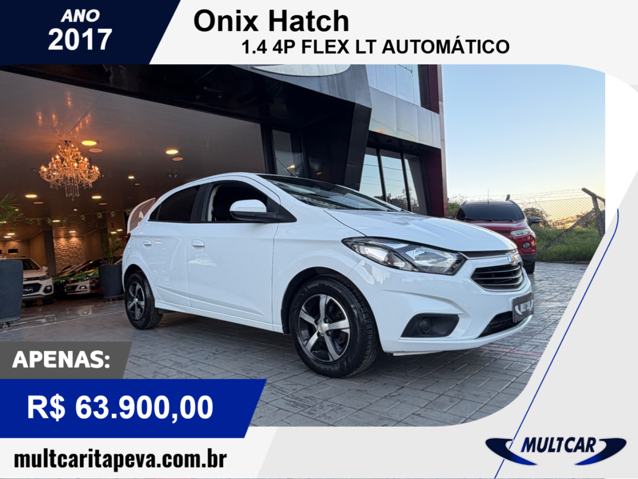 Onix Hatch 1.4 4P FLEX LT AUTOMÁTICO