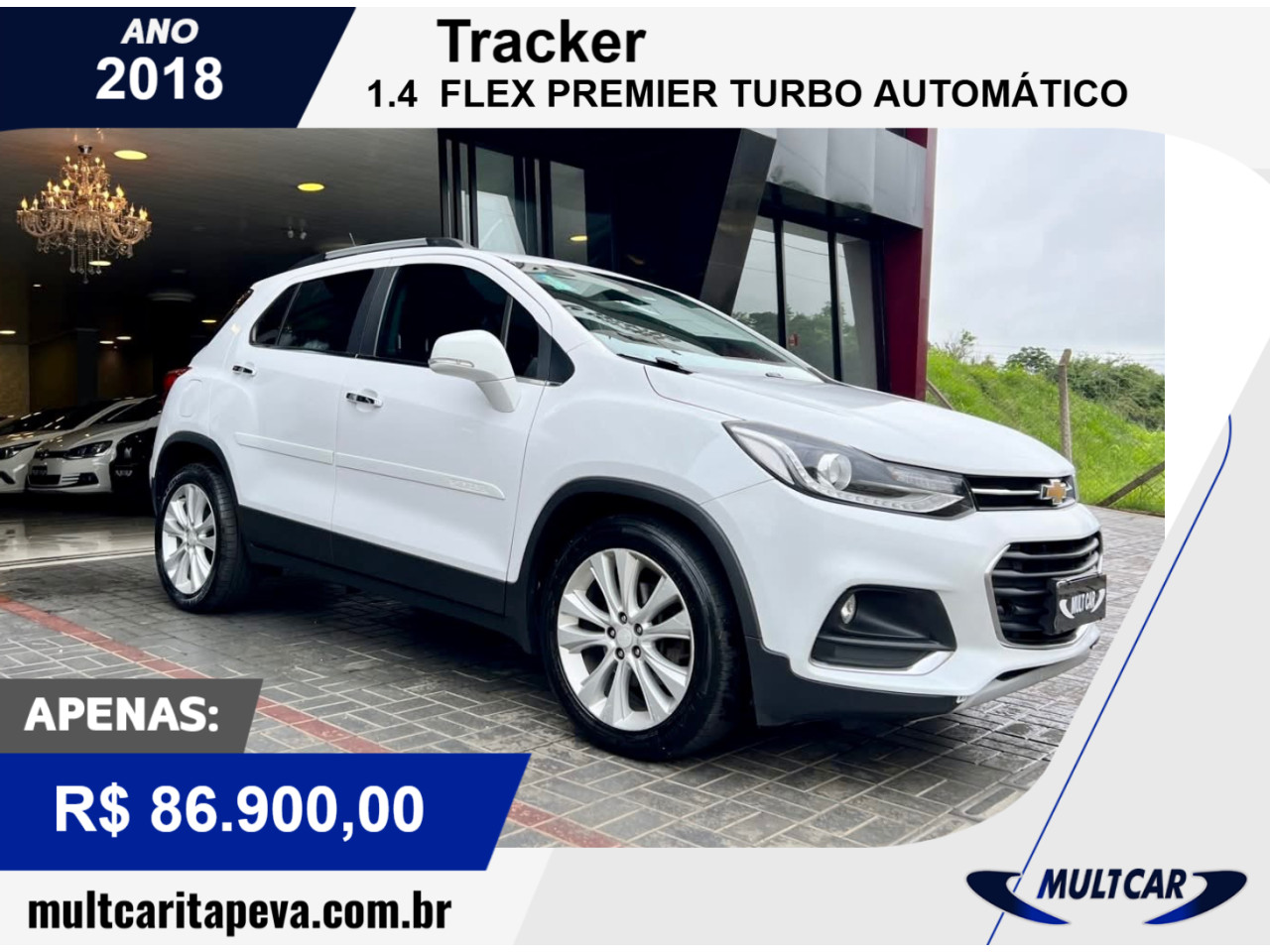 Tracker 1.4 16V 4P FLEX PREMIER TURBO AUTOMÁTICO