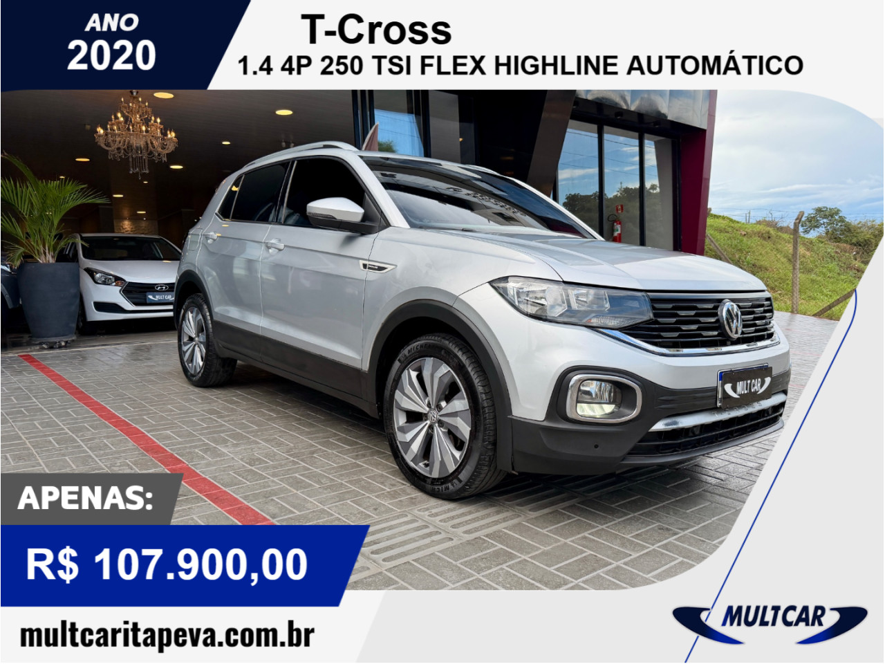 T-Cross 1.4 4P 250 TSI FLEX HIGHLINE AUTOMÁTICO