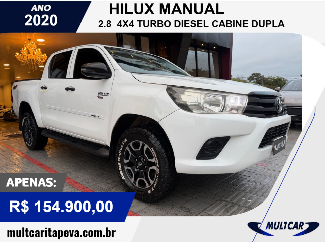 Hilux Caminhonete 2.8 16V  LOW M4FD 4X4 TURBO DIESEL CABINE DUPLA