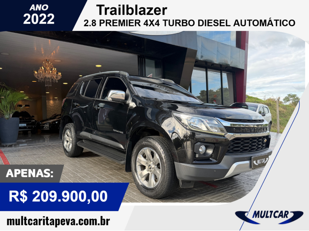 Trailblazer 2.8 16V 4P PREMIER 4X4 TURBO DIESEL AUTOMÁTICO