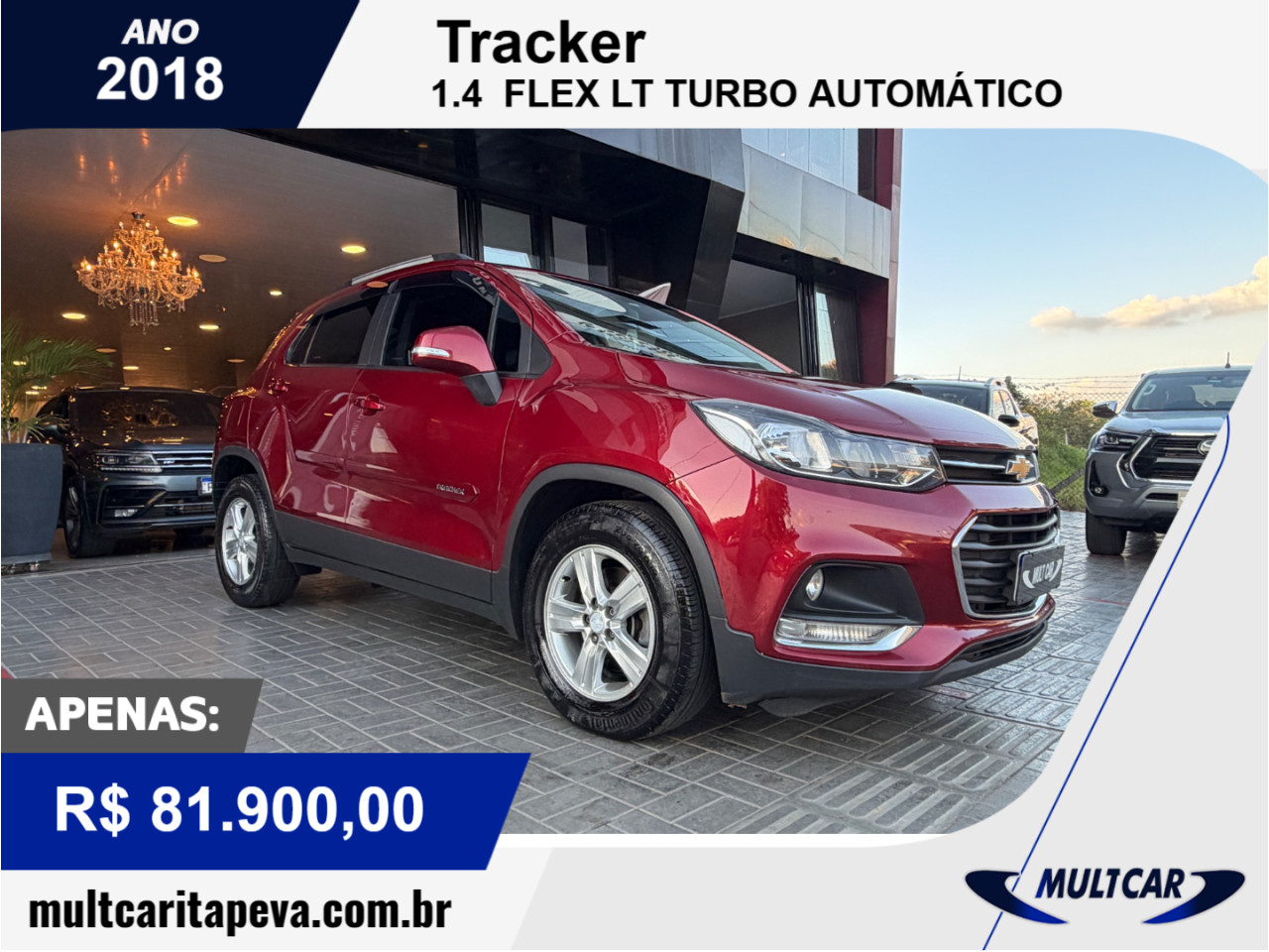 Tracker 1.4 16V 4P FLEX LT TURBO AUTOMÁTICO