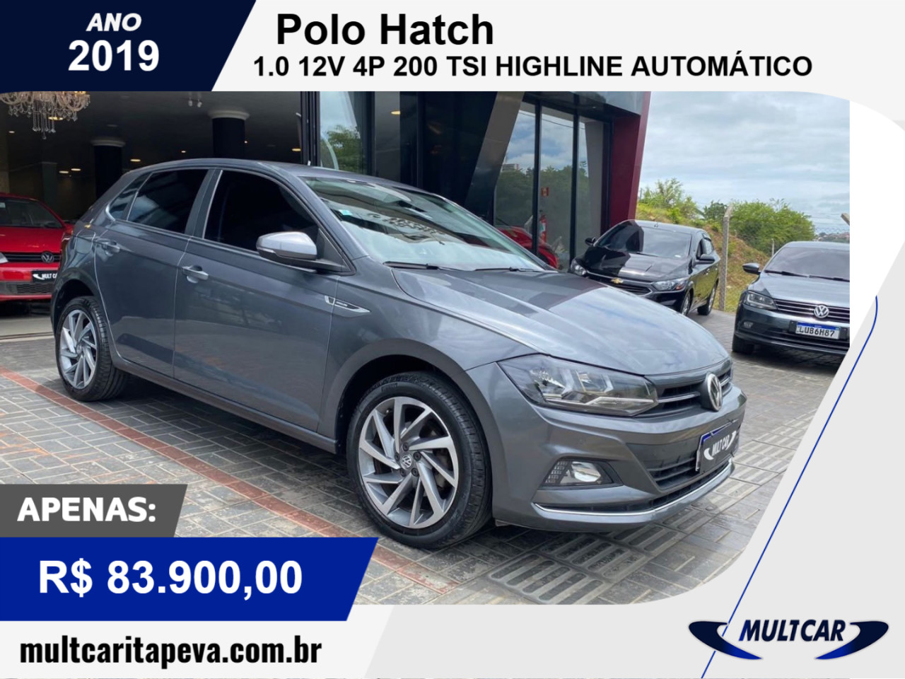 Polo Hatch 1.0 12V 4P 200 TSI HIGHLINE AUTOMÁTICO