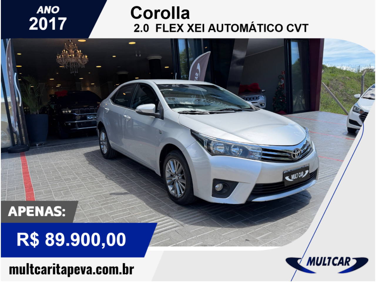 Corolla 2.0 16V 4P FLEX XEI DIRECT SHIFT AUTOMÁTICO CVT
