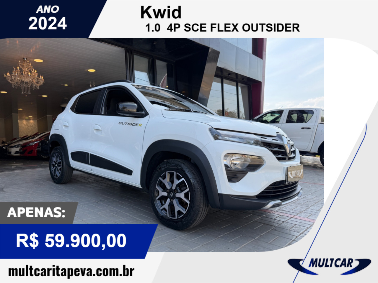 Kwid 1.0 12V 4P SCE FLEX OUTSIDER