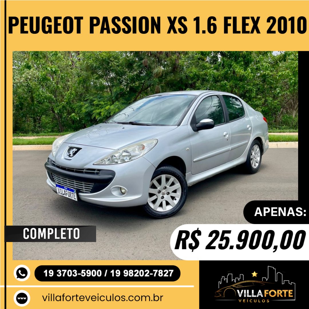 207 Sedan 1.6 4P PASSION XS FLEX