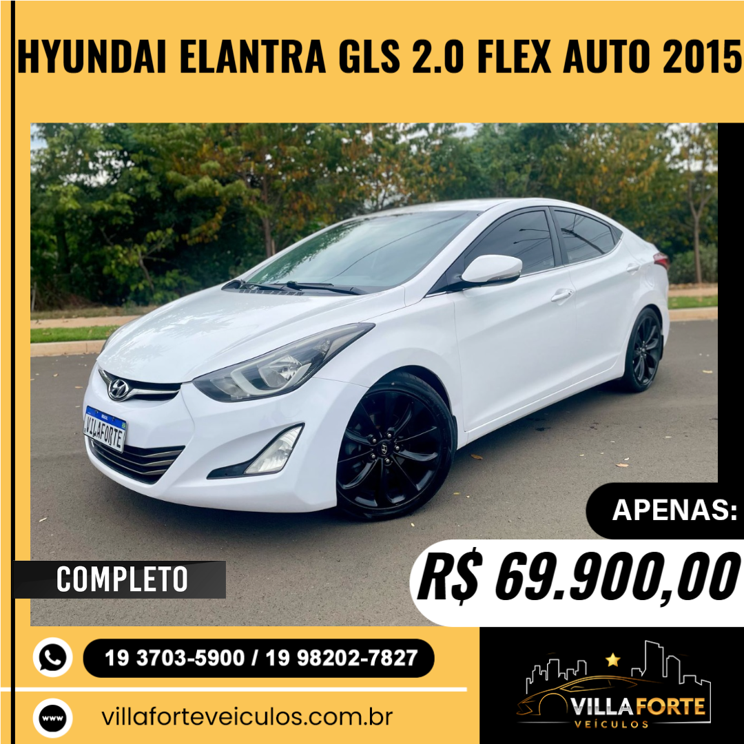 Elantra 2.0 16V 4P FLEX AUTOMÁTICO