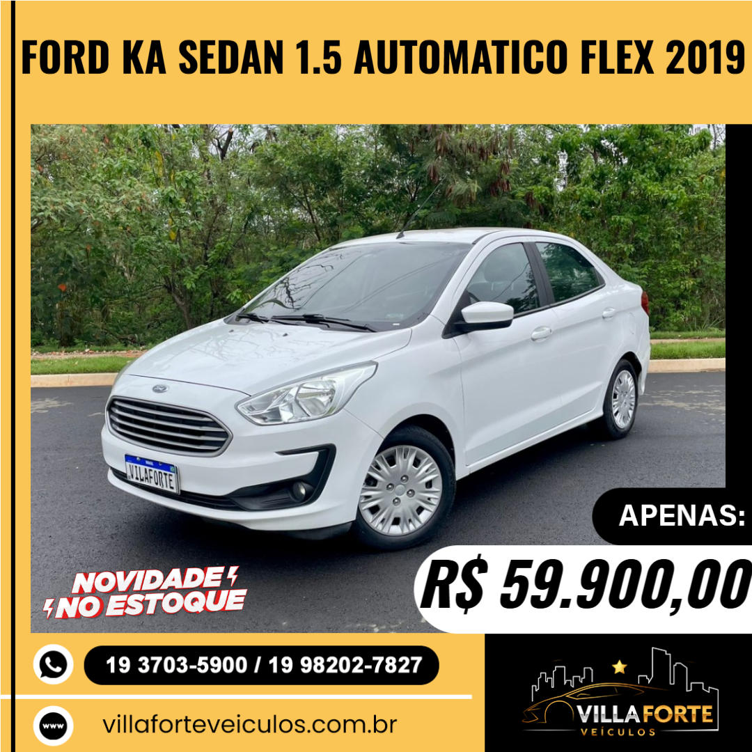 Ka + Sedan 1.5 12V 4P TI-VCT SE FLEX AUTOMÁTICO
