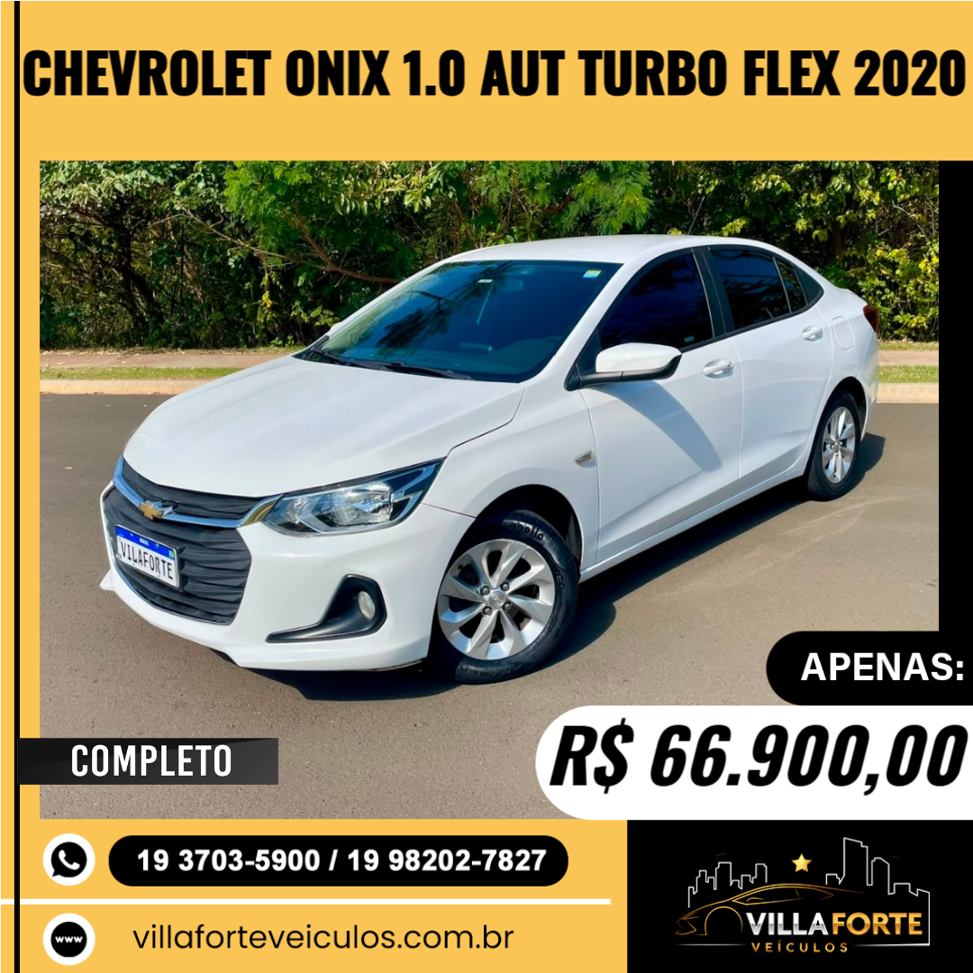 Onix Sedan 1.0 4P FLEX LTZ PLUS TURBO AUTOMÁTICO