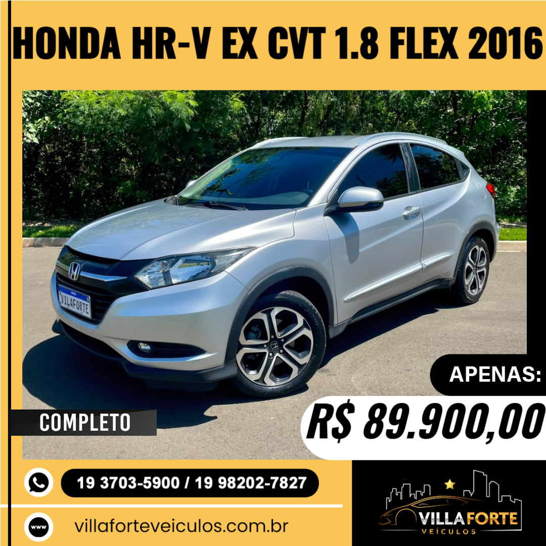 HR-V 1.8 16V 4P EX FLEX AUTOMÁTICO CVT