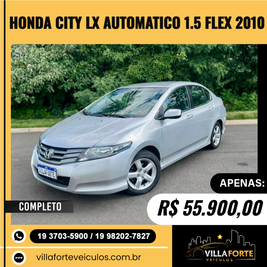City Sedan 1.5 16V 4P LX FLEX AUTOMÁTICO