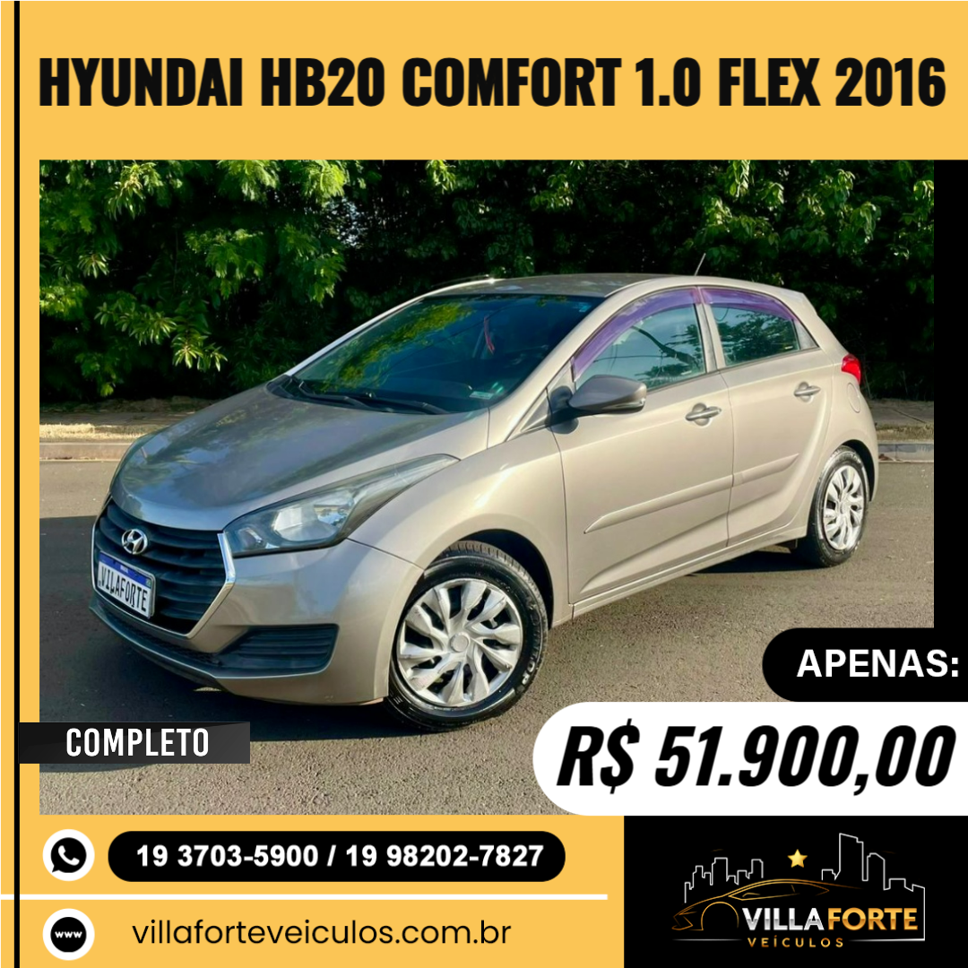 HB 20 Hatch 1.0 12V 4P FLEX COMFORT