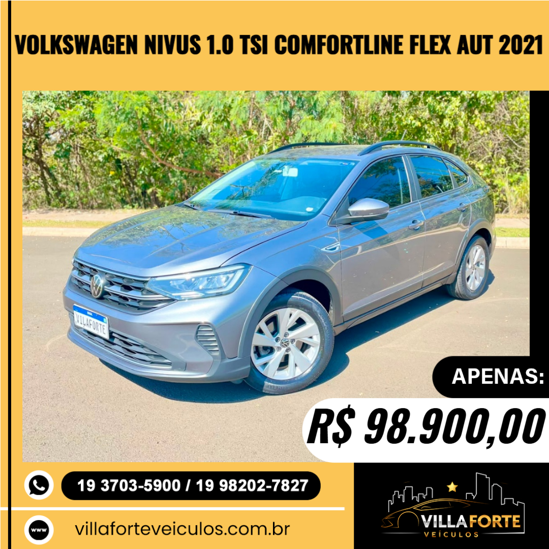 Nivus 1.0 4P FLEX 200 TSI COMFORTLINE AUTOMÁTICO