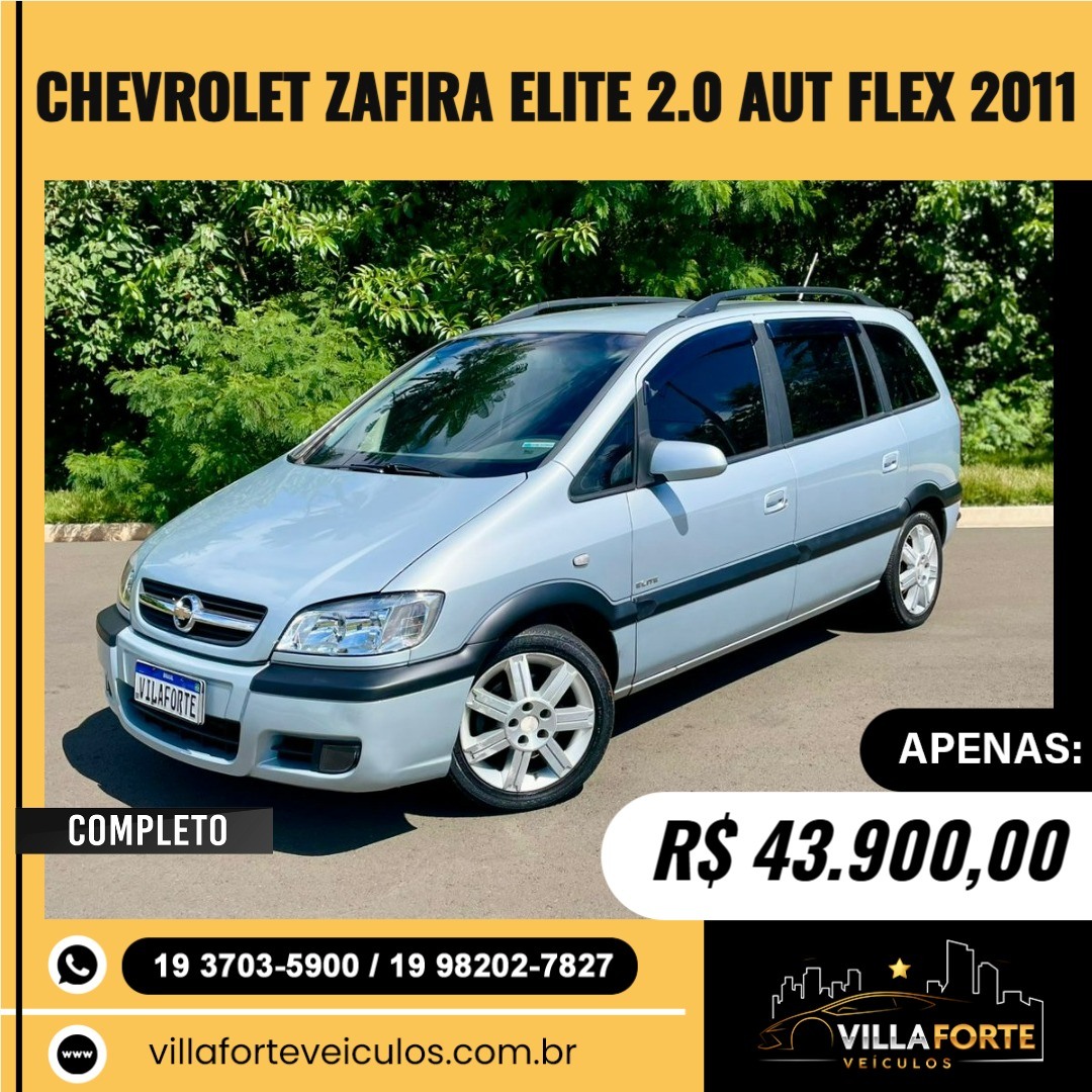 Zafira 2.0 4P ELITE FLEX 7 LUGARES AUTOMÁTICO