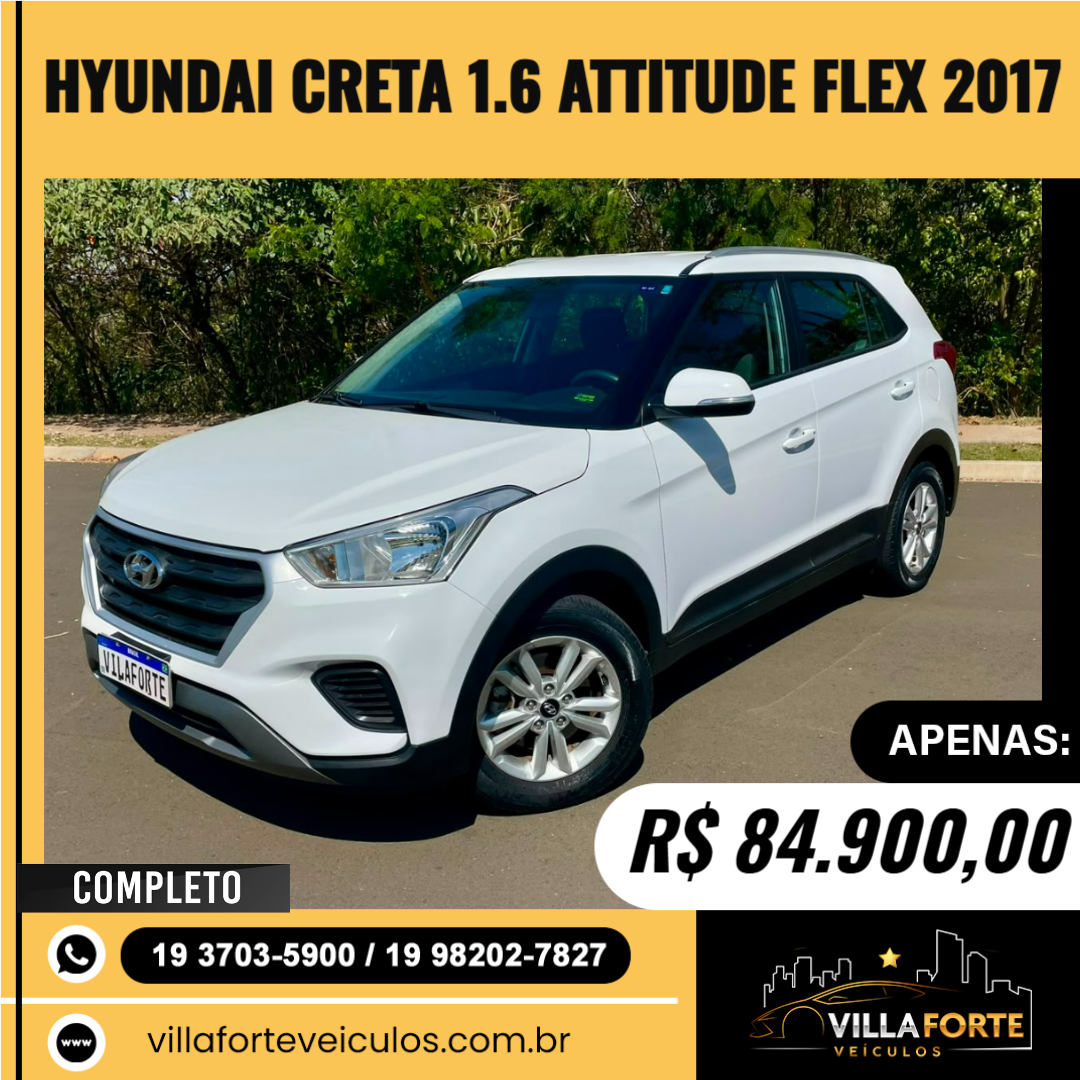 HYUNDAI Creta 1.6 16V 4P FLEX ATTITUDE AUTOMÁTICO