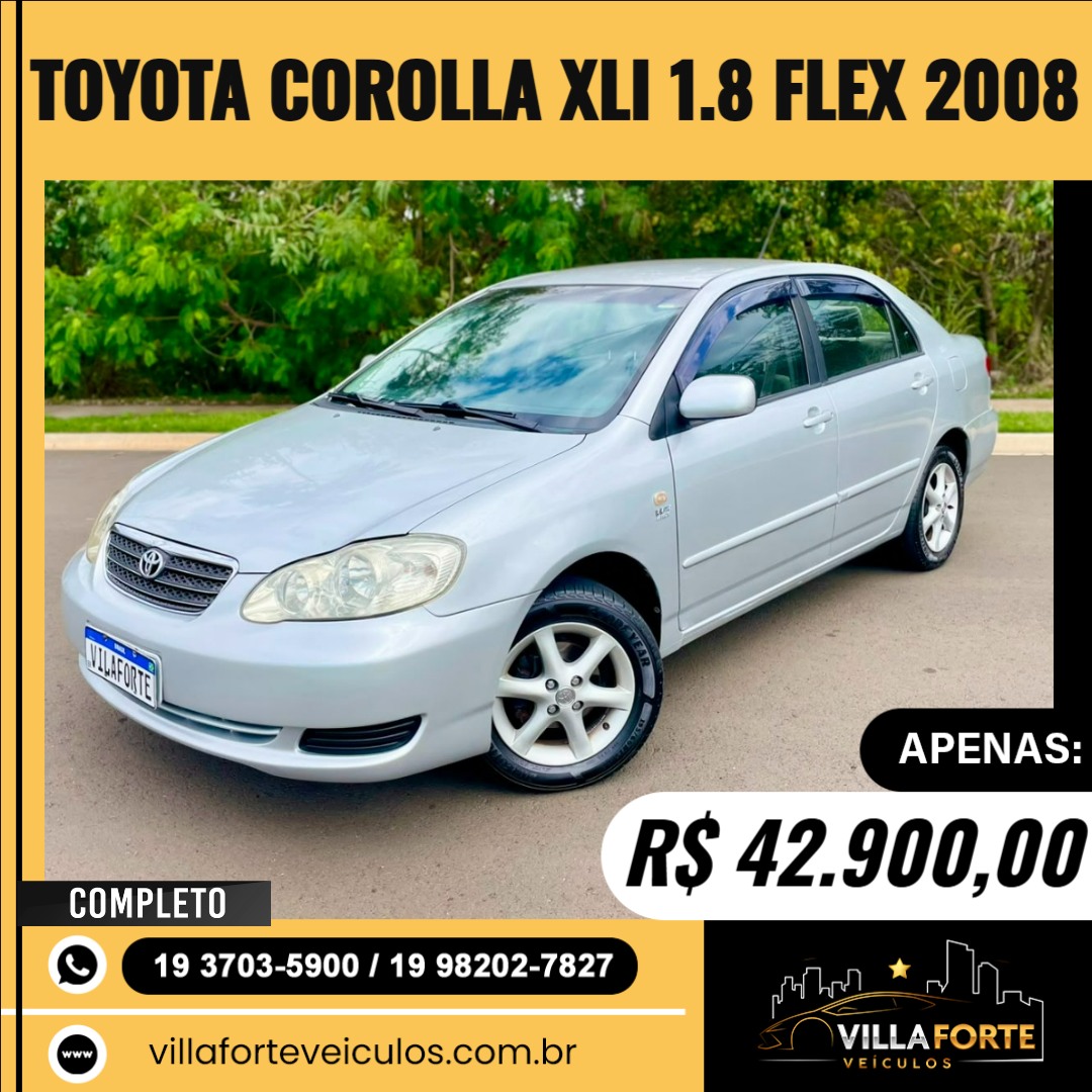 TOYOTA Corolla 1.8 16V 4P XLI FLEX