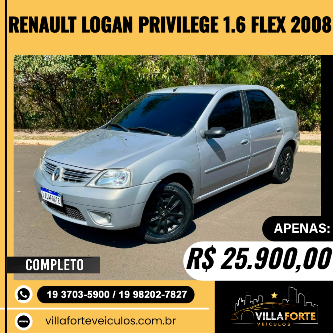 Logan 1.6 16V 4P FLEX PRIVILEGE