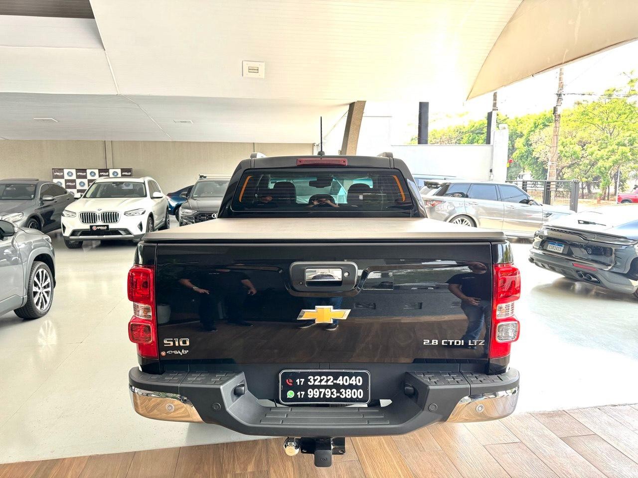 CHEVROLET S10 2.8 16V LTZ CABINE DUPLA 4X4 TURBO DIESEL AUTOMÁTICO