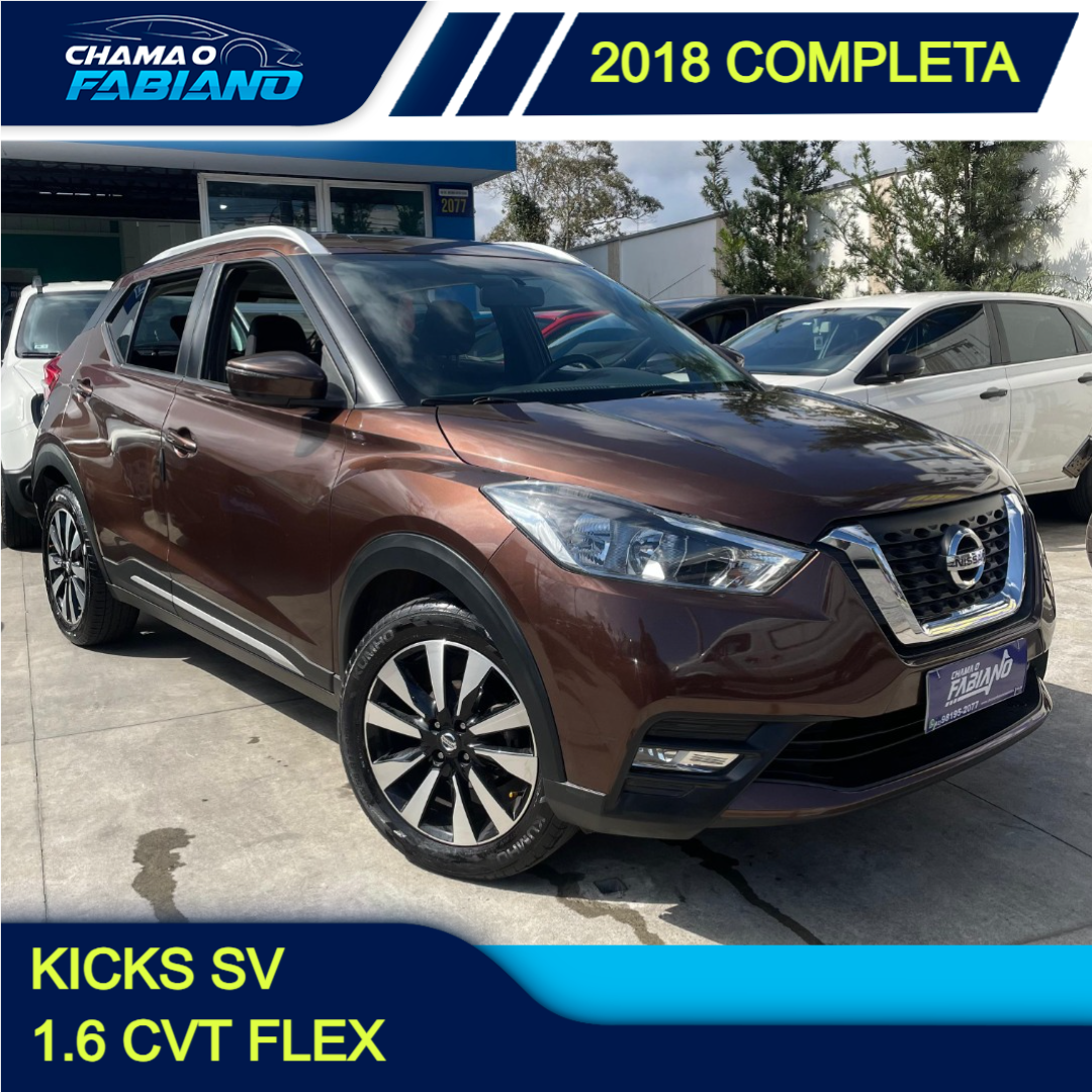 Kicks 1.6 16V 4P FLEX SV X-TRONIC AUTOMÁTICO CVT