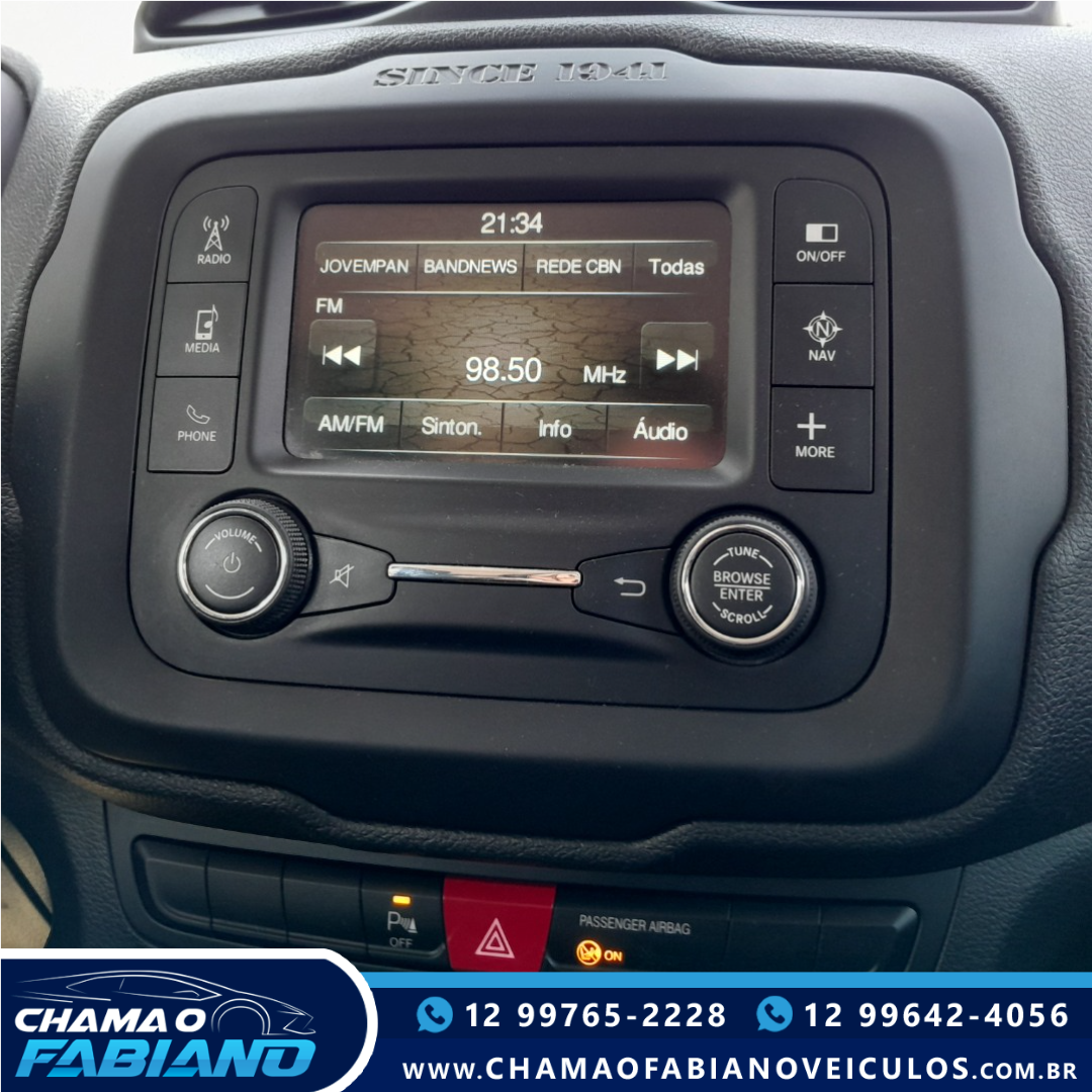 Renegade 1.8 16V 4P FLEX LONGITUDE AUTOMÁTICO