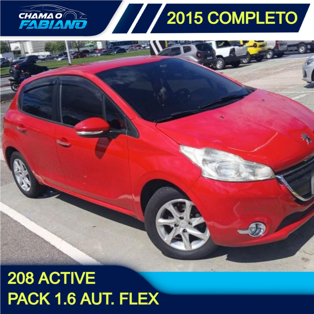 208 1.6 16V 4P FLEX ACTIVE PACK AUTOMÁTICO
