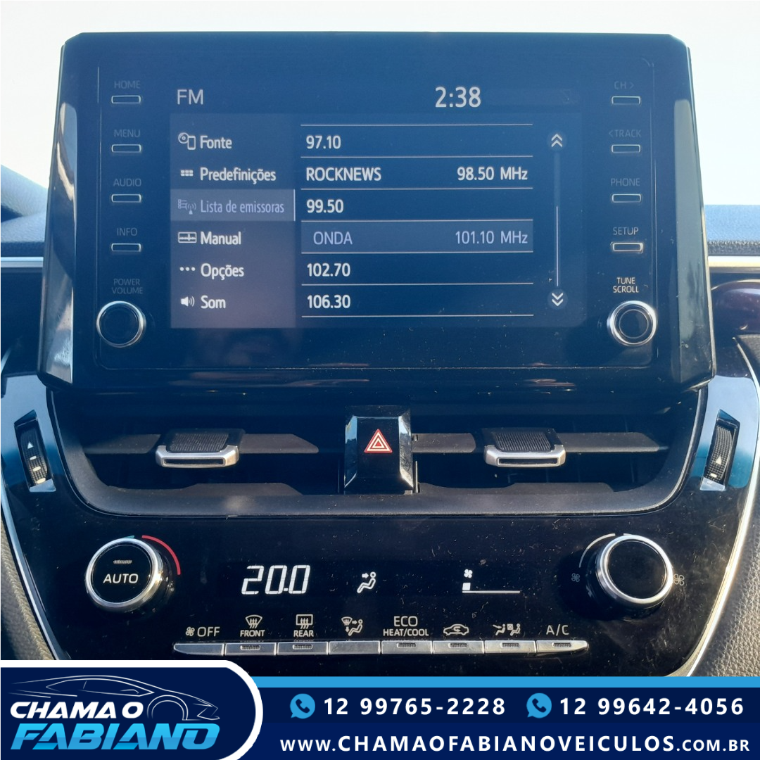 Corolla Cross 2.0 16V 4P FLEX VVT-IE XRE DIRECT SHIFT AUTOMÁTICO CVT