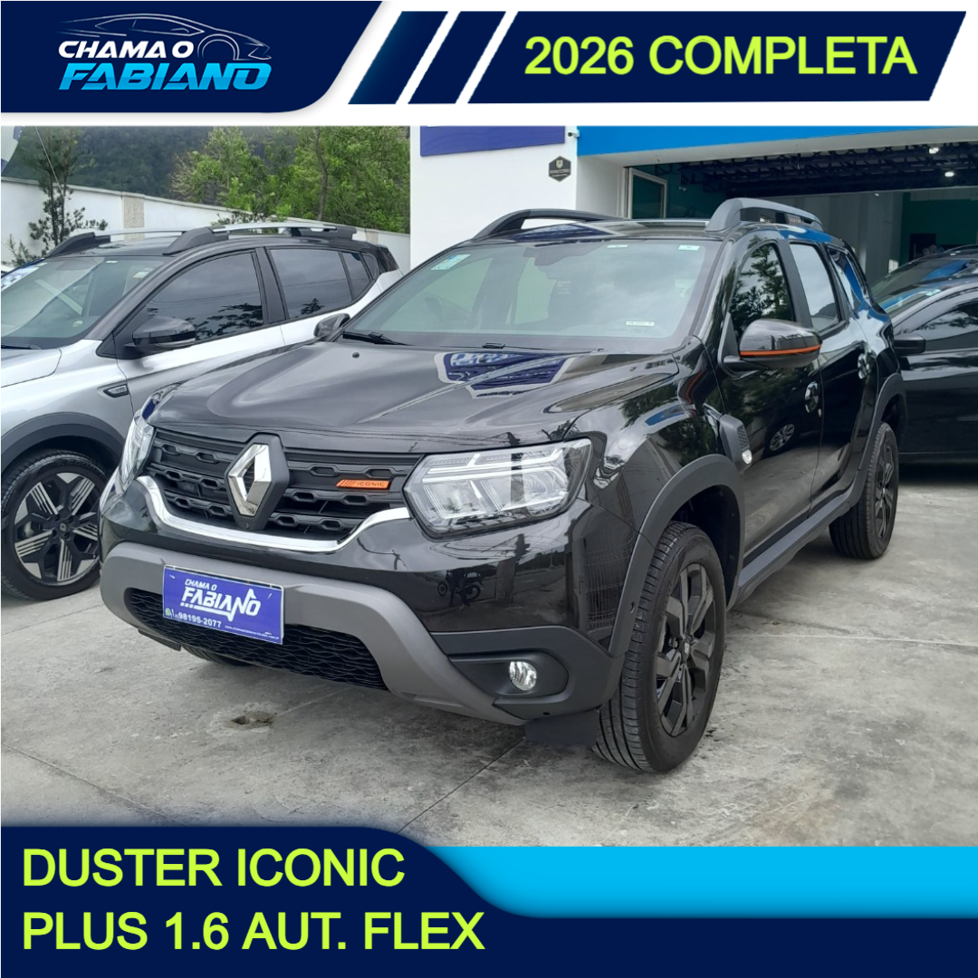 Duster 1.6 16V 4P FLEX SCE ICONIC X-TRONIC AUTOMÁTICO