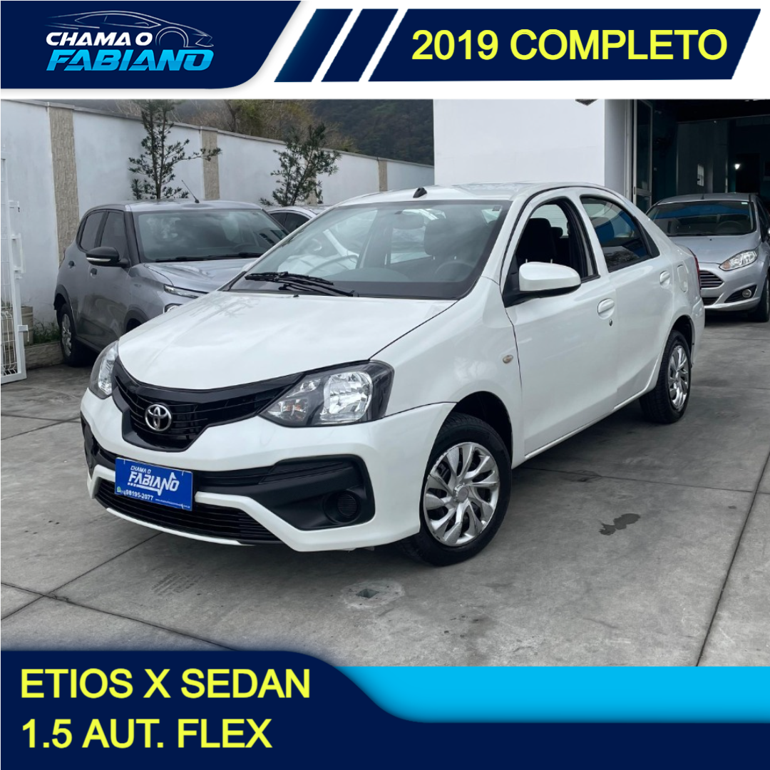 Etios Sedan 1.5 16V 4P FLEX X AUTOMÁTICO
