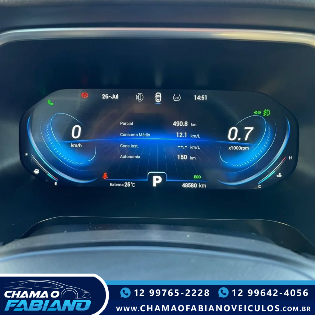 Tiggo 7 Pro 1.6 16V 4P TGDI DCT TURBO AUTOMÁTICO