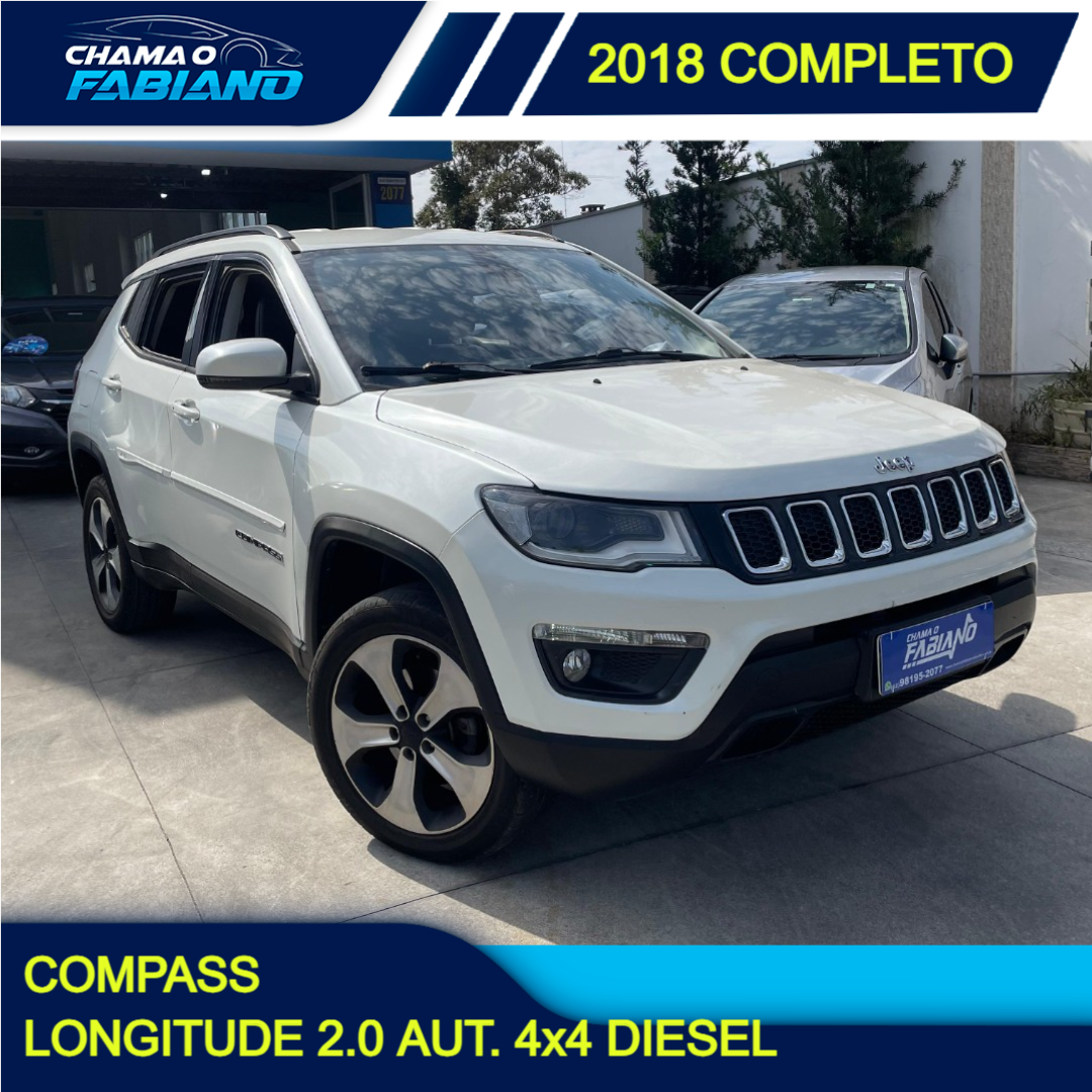 Compass 2.0 16V 4P LONGITUDE TURBO DIESEL 4X4 AUTOMÁTICO
