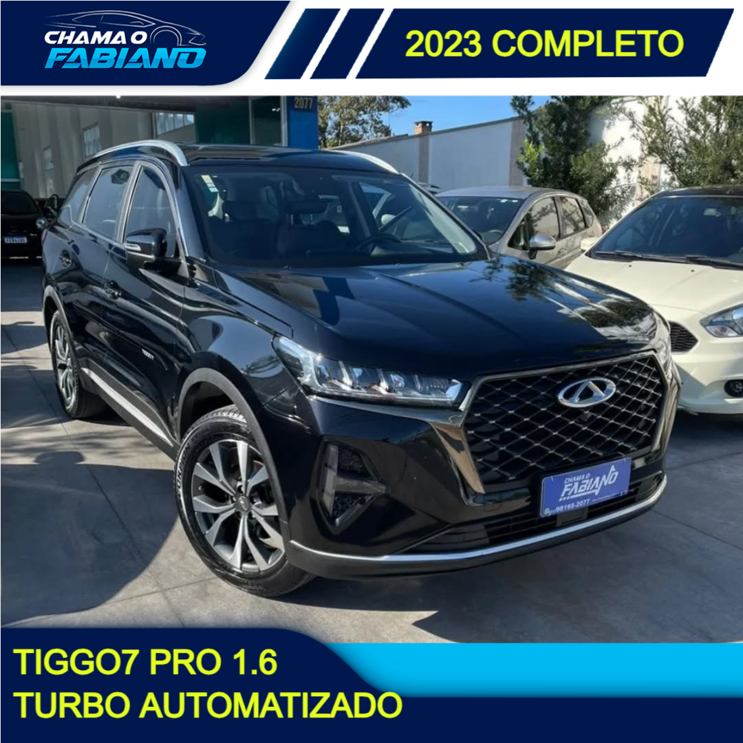 Tiggo 7 Pro 1.6 16V 4P TGDI DCT TURBO AUTOMÁTICO