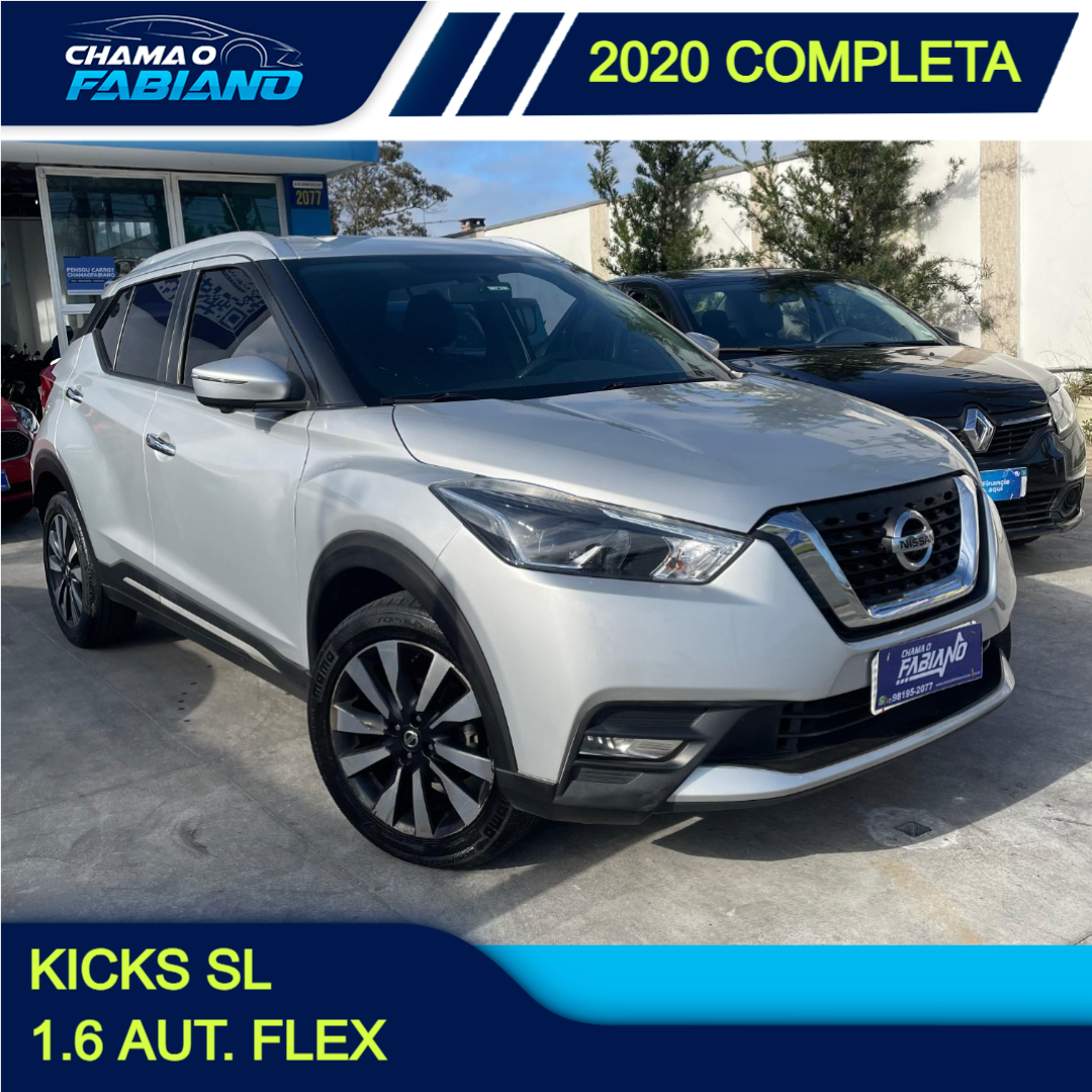 Kicks 1.6 16V 4P FLEXSTART SL X-TRONIC AUTOMÁTICO CVT