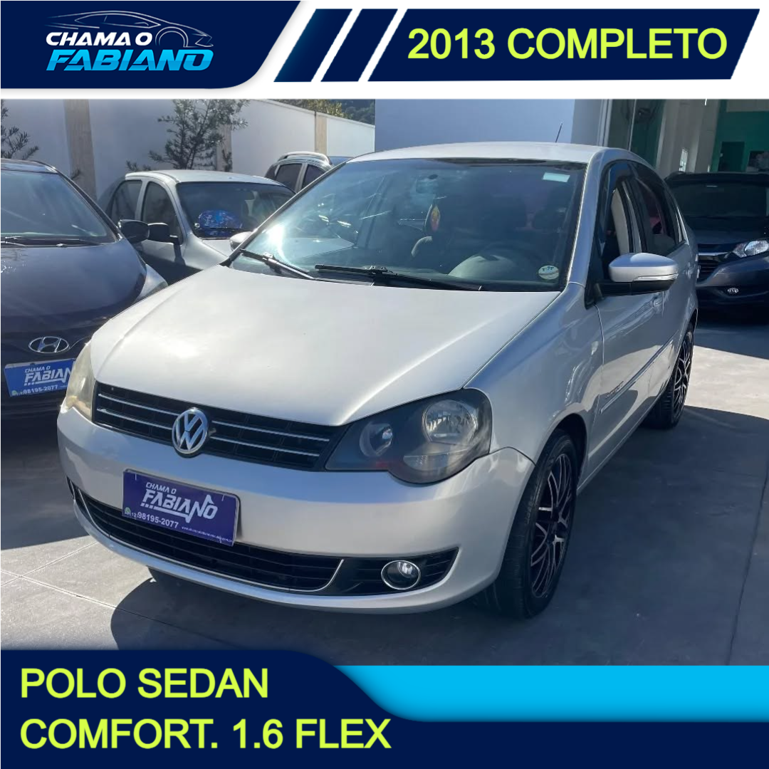 Polo Sedan 1.6 4P FLEX COMFORTLINE I-MOTION AUTOMATIZADO