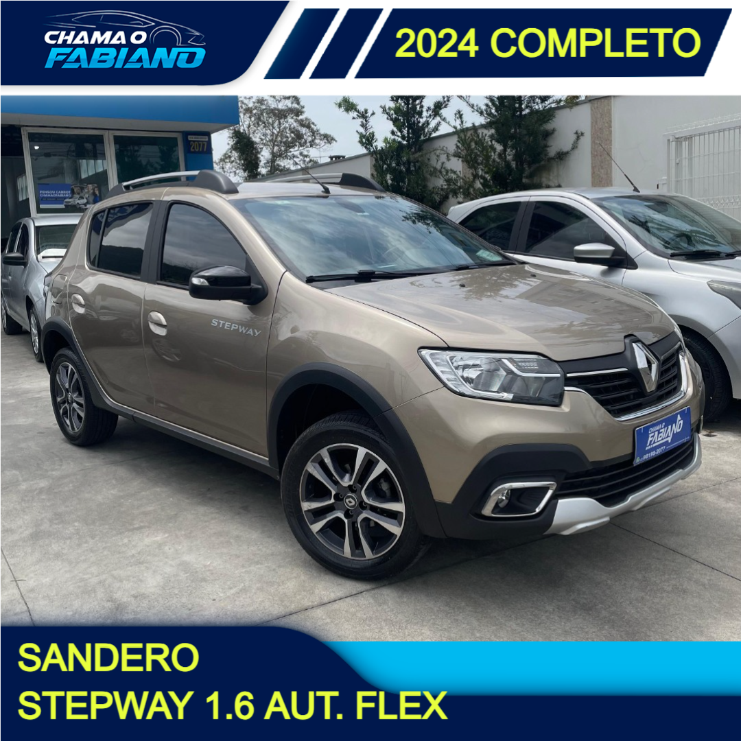 Sandero 1.6 16V 4P FLEX STEPWAY AUTOMÁTICO