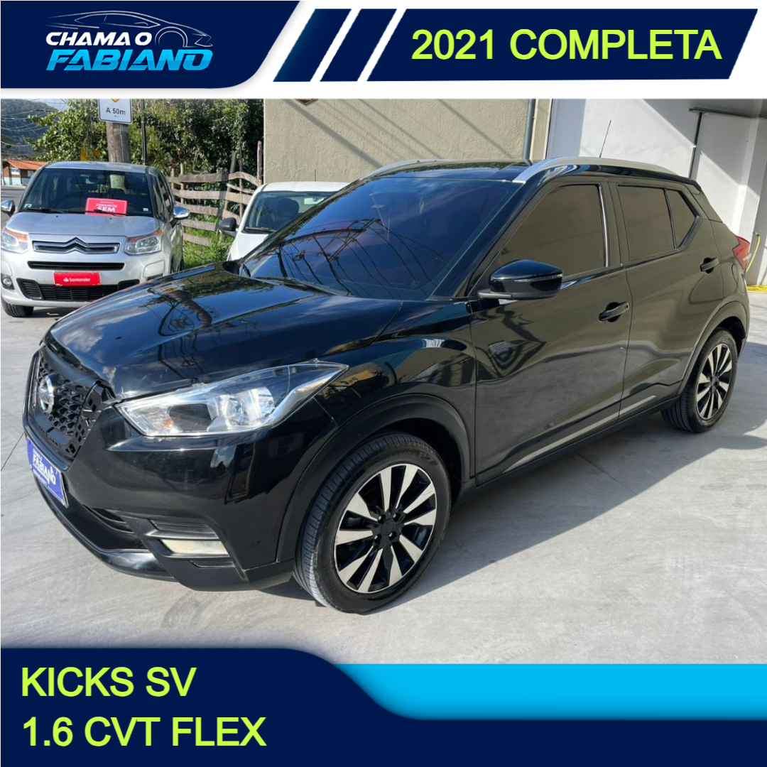 Kicks 1.6 16V 4P FLEX SV X-TRONIC AUTOMÁTICO CVT