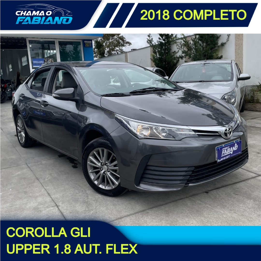 Corolla 1.8 16V 4P GLI UPPER FLEX AUTOMÁTICO