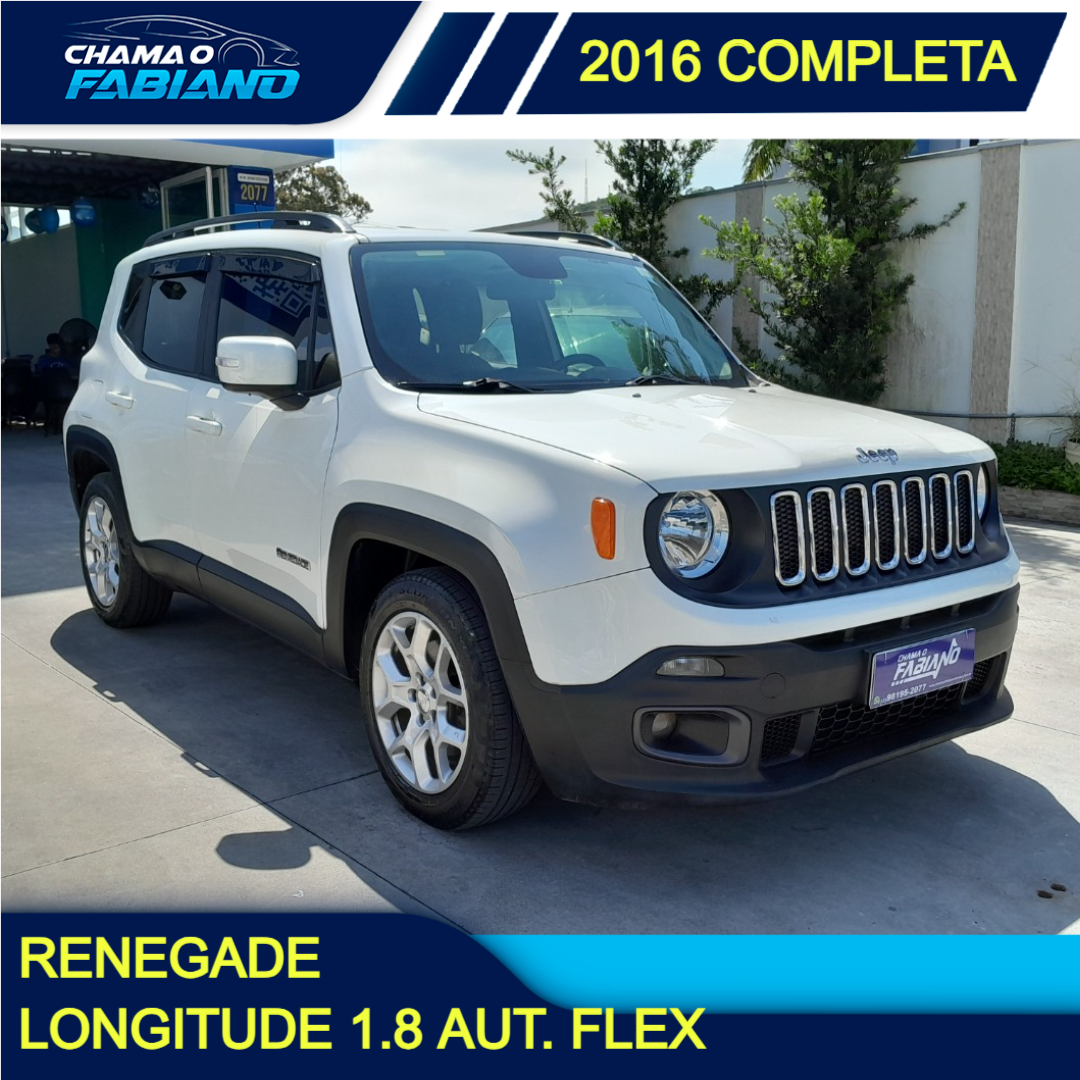 Renegade 1.8 16V 4P FLEX LONGITUDE AUTOMÁTICO