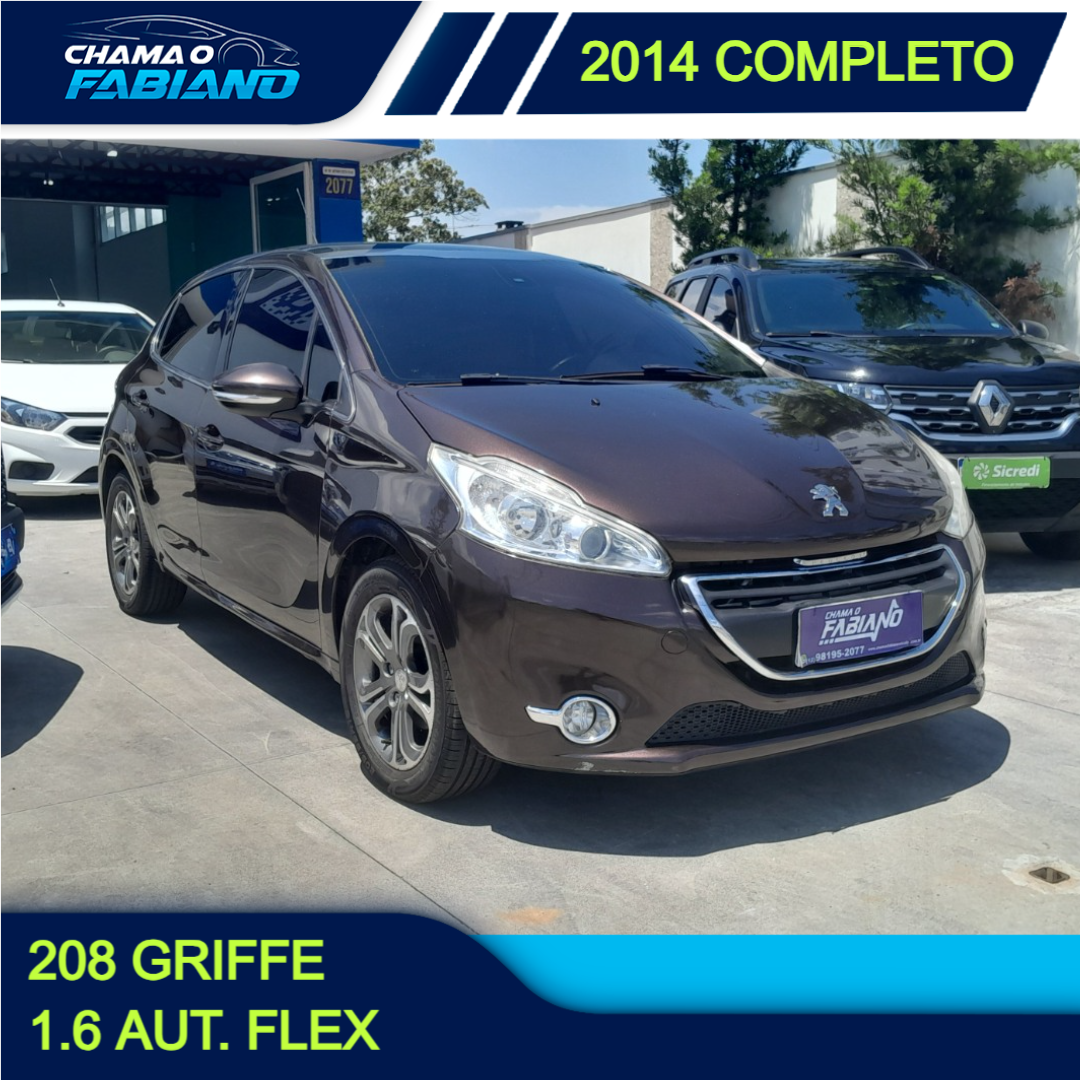 208 1.6 16V 4P FLEX GRIFFE AUTOMÁTICO