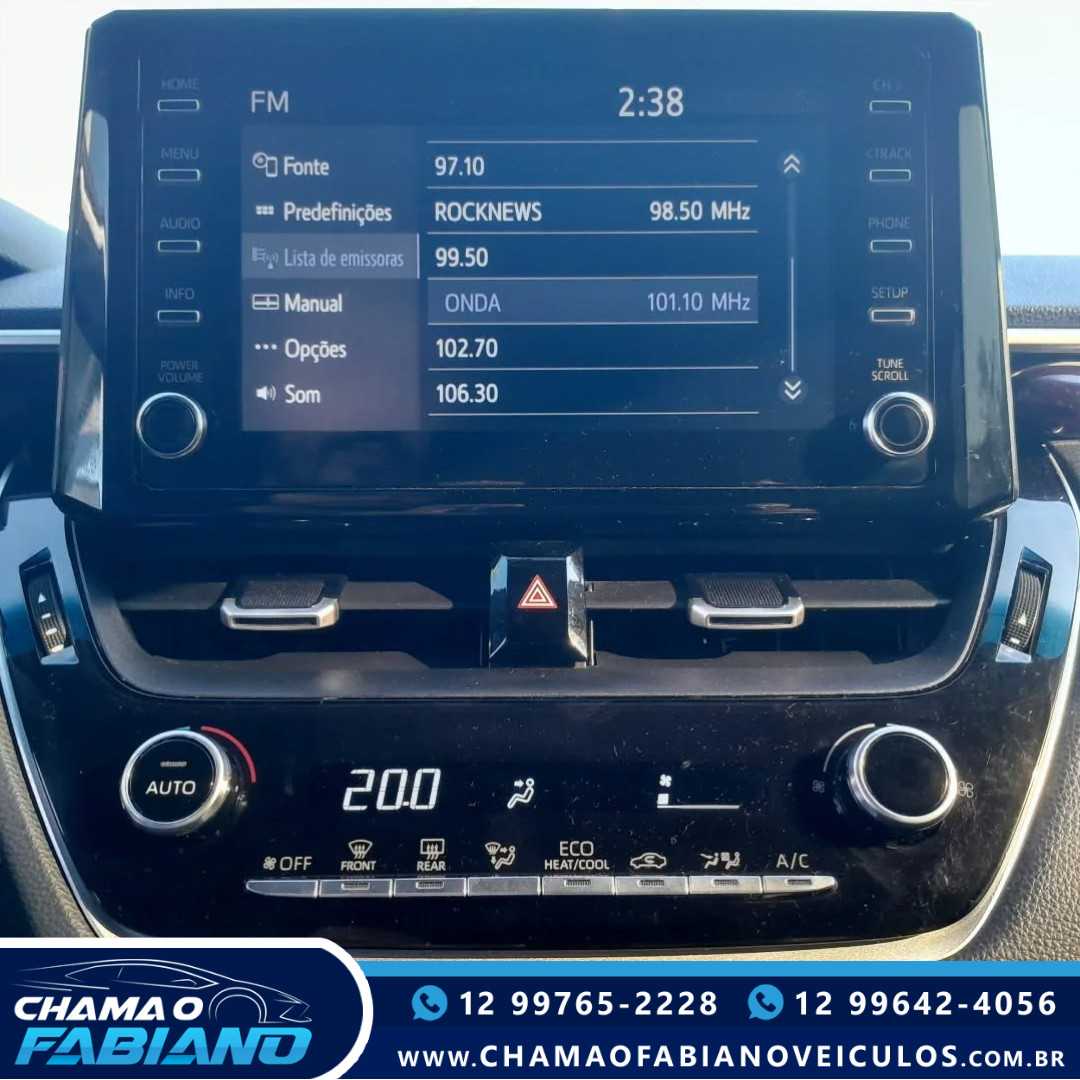 TOYOTA Corolla Cross 2.0 16V 4P FLEX VVT-IE XRE DIRECT SHIFT AUTOMÁTICO CVT