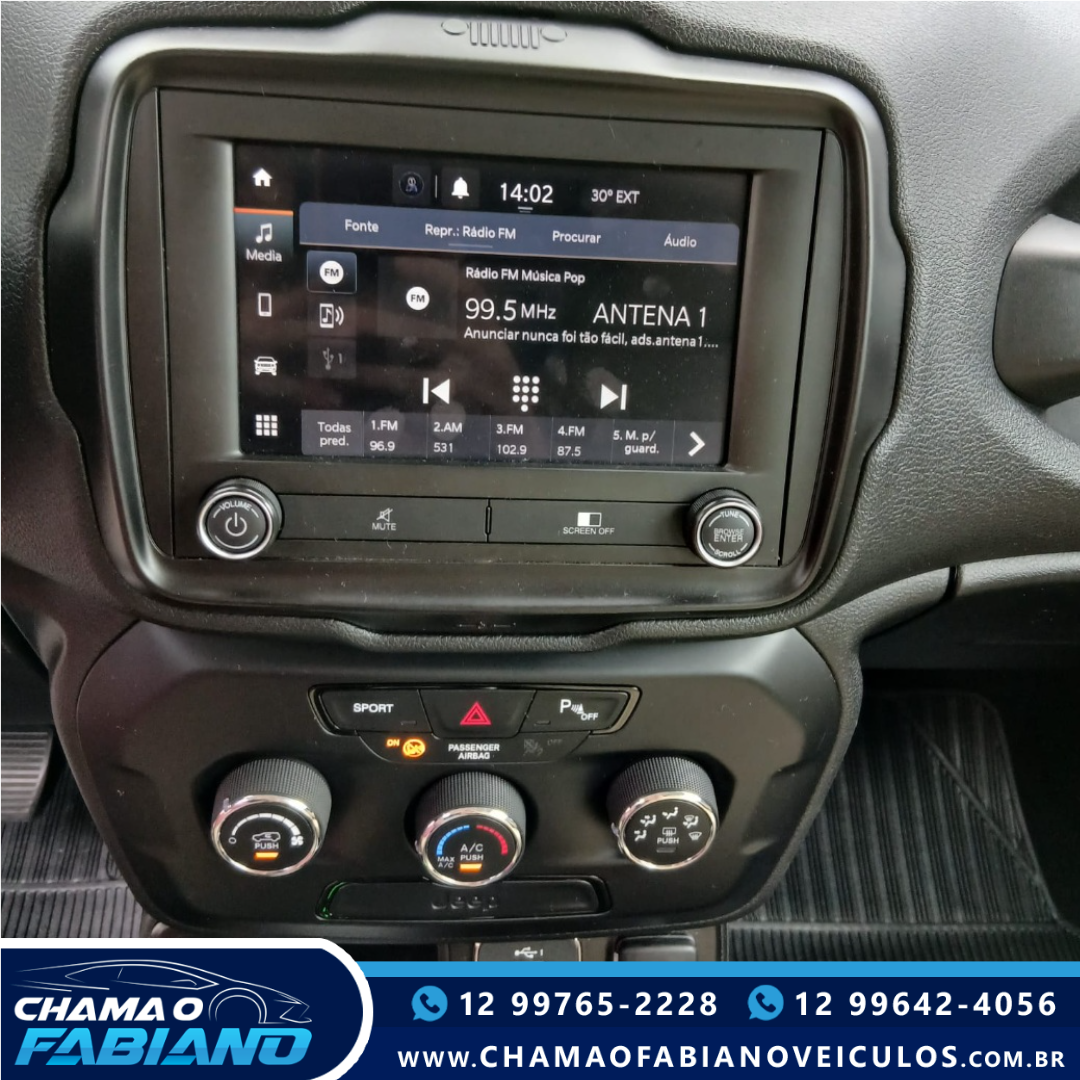 JEEP Renegade 1.8 16V 4P FLEX SPORT AUTOMÁTICO