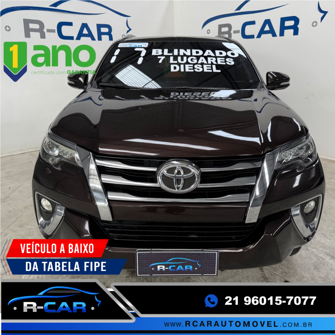 Hilux SW4 2.8 16V 4P SRX 4X4 7 LUGARES TURBO DIESEL AUTOMÁTICO